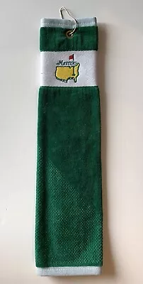 Masters Golf Towel Green Tri Fold Augusta National  2024 Masters Pga New • $42.95