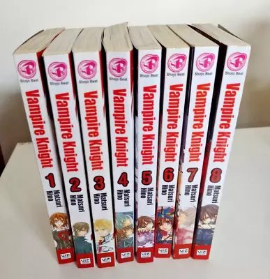 Vampire Knight Manga Volumes 1 - 8 Matsuri Hino Viz Shojo Beat English Eds • £24.99