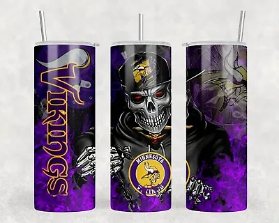 Vikings Skull 20 Oz Tumbler • $20