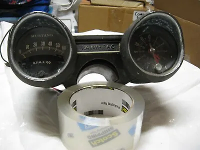 Rally Pac MUSTANG SHELBY GT 1964 1965 1966 6K TACH • $299.95