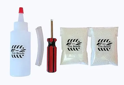 E-Z Tire Beads Motorcycle Balance Starter Kit Ceramic 2 Oz Front + 2 Oz Rear • $19.11