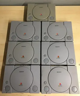 $129.99 • Buy 7 - BROKEN Parts Repair PLAYSTATION 1 PS1 PSX Systems Consoles SCPH-1000 1001