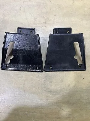 1967 1968 Mustang Fastback Ford Fixed Rear Seat Latch Trim Covers  Pair • $100