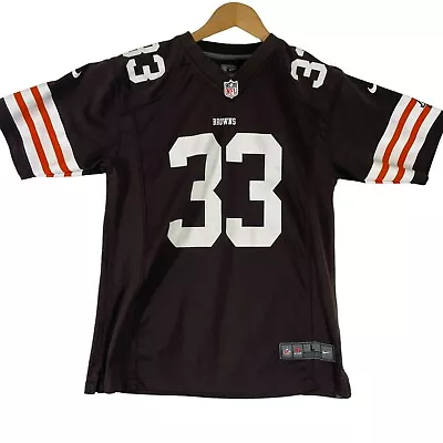 $20 • Buy Youth Trent Richardson #33 Cleveland Browns Nike Stitched Football Jersey 1454