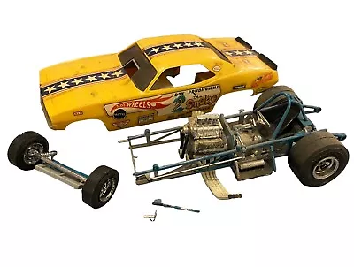 Vintage 1970's Monogram Don  The Snake PRUDHOMME MODEL KIT Funny Drag Race Car • $35