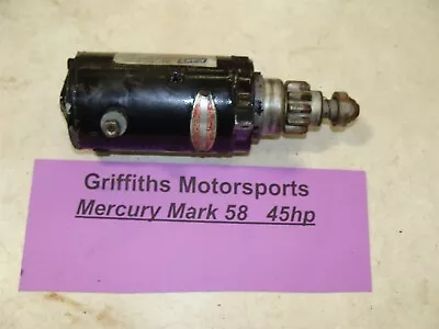  Mercury Kiekhaefer Mark 58 Outboard 45hp Electric Starter Motor • $139