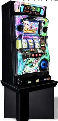 Pachinko Machine Slot Machine Simple Cabinet And Chair Set Black • $258