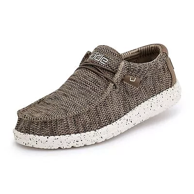 Hey Dude Men's Wally Sox Brown | Men’s Shoes | Men's Lace Up Loafers | • $33.21