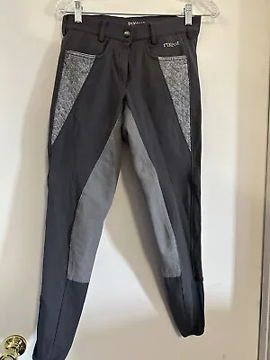$100 • Buy Ladies Gray Pikeur Prime Full Seat Breeches Size 26, Excellent Used Condition!
