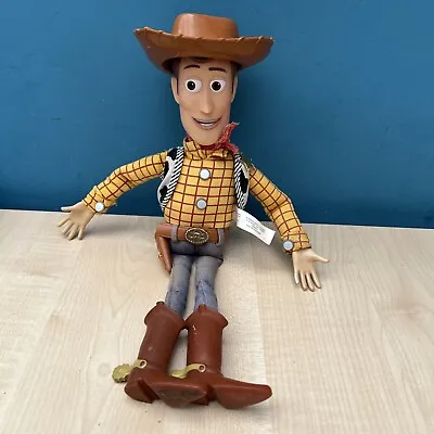 Disney Pixar Woody Toy Story Talking Pull String Doll Working Order 2002 Hasbro • £39.99