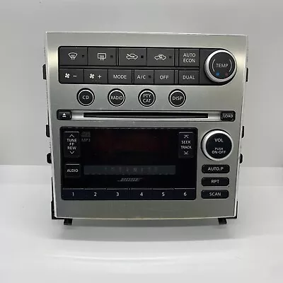 2005 Infiniti G35 Radio Stereo Receiver AM FM CD W/ Bose Audio Faceplate OEM • $62