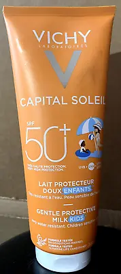 Vichy Capital Soleil Children's Milk For Face & Body 300ml SPF 50+ New Packaging • $31.99