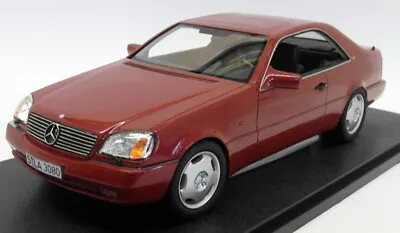 Cult 1/18 Scale Resin - CML 079-3 Mercedes Benz 600 SEC C140 1992 Red • £186.99