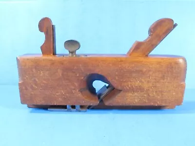 Ohio Tool Co 7/8  Wood Dado Molding Plane W/ Nicker Iron & Adjustable Depth Stop • $32