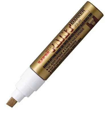 Uni Paint Marker PX-30 8mm Broad Large Tip Oil Based Permanent Tyres Art Metal • £29.99