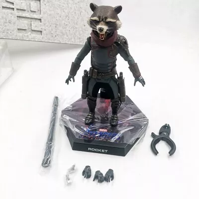 HT 1/6 MMS548 Body Stand Head Sculpt Hot Toys Avengers Endgame Rocket 3.0 Figure • $335.53