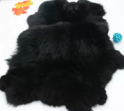 High Quality Dyed Rabbit Skin Pelt Real Fur 10Colours Available Hides Craft Gray • $7.59