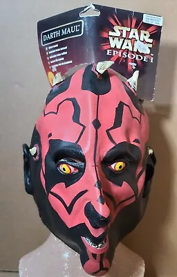 Star Wars Darth Maul Child Mask Episode 1 Phantom Menace New With Tags     (B9) • £34.70