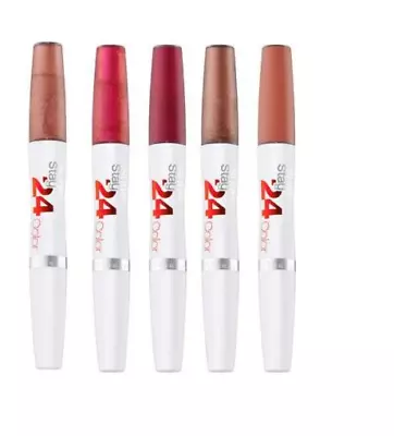 Maybelline Superstay 24h Color & Balm Lipsticks (Choose Your Colour Below) • £4.99