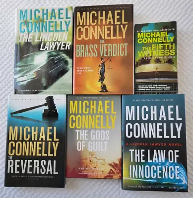 Lot Of 6 Michael Connelly The Lincoln Lawyer Series 5 HCDJ 4- 1st Ed 1 PB • $29.91