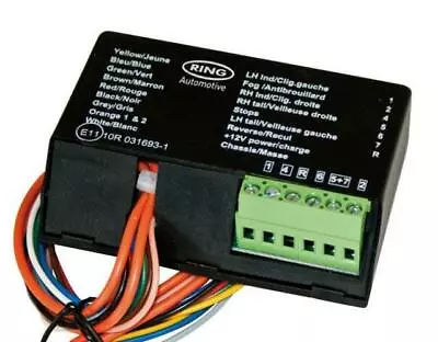 Smart Logic 7 Way Bypass Towing Relay 12N Towbar Wiring Canbus Ring RCT485. • £28