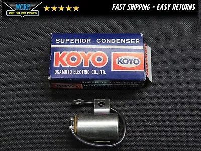 KOYO JAPAN 74 Yamaha RD200 RD200A Twin Condenser 132-81225-10-00 132-81226-10-00 • $14