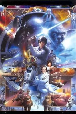 $15.99 • Buy STAR WARS ~ 30TH ANNIVERSARY CAST 24x36 Movie POSTER Tsuneo Sanda Episode