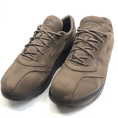 MBT Shadow Women's Shoes US 10.5 Brown Oxfords 274mm Leather Lining Lace Up • $49.90