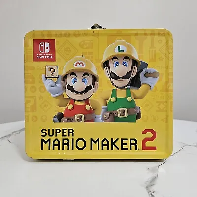 Super Mario Maker 2 Tin Lunch Box Collectible Limited Edition (Note) • $17.87