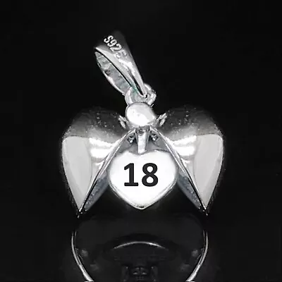 18 Heart Charm Bracelet Bead 925 Silver 18th Birthday Gifts For Girls Her • £15.99