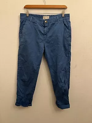 Current Elliott Solid Blue Casual Pants Szie 27 (l11) • $36.99