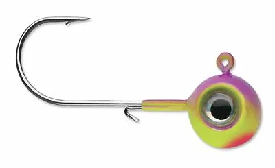 VMC NME Neon Moon Eye Jig 1/8 Oz - Purpledescent - Pack Of 4 Jig Heads • $5.19