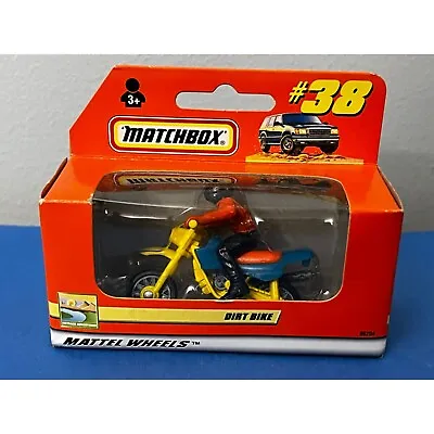 1999 Matchbox Superfast #38 Dirt Bike Motorcycle With Ryder New In Box • $9.99