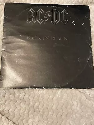 AC/DC BACK IN BLACK VINYL LP 1980 ORIGINAL AUSTRALIAN PRESS APLP 046 - Aus • $79.99