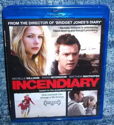 New Michelle Williams Ewan Mcgregor Incendiary Thriller Movie Blu Ray 2008 • $10.95