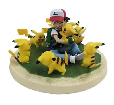 $50 • Buy Pokemon Satoshi Ash & Pikachu Figure Diorama C26