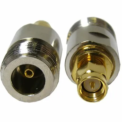 £3.79 • Buy 1x SMA Male Plug To N Type Female Socket RF Adaptor UK Seller