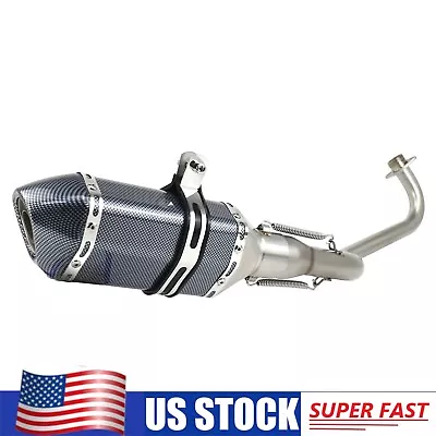 For Honda Grom 125 2013-2023 Full Exhaust System Slip-On Muffler On Pipe DB Kill • $95.99