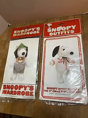 Vintage Snoopy Outfit 11” Lederhosen And Western Shirt NEW!  • $42