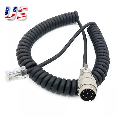 Round 8 Pin To RJ45 Microphone Adapter Cable For Yaesu FT450D FT897D FT991 FT891 • $13.75