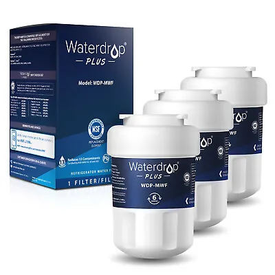 Waterdrop Plus MWF Refrigerator Water Filter Replacement For GE® MWF3 Pack • $31.99