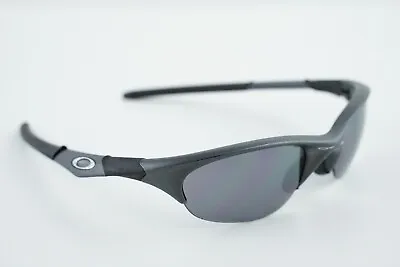 1st Gen Oakley Half Jacket 1.0 Gunmetal Grey/Black Iridium Silver Icon • $89.99