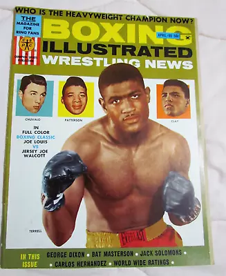 BOXING ILLUSTRATED MAGAZINE: APRIL 1965. Clay Patterson Tyrrell MINT Z4 • $17