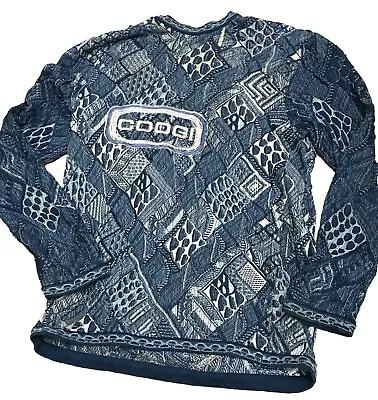 Vintage COOGI 3XL Sweater Spellout Australian 3D Authentic  Rare • $189.99