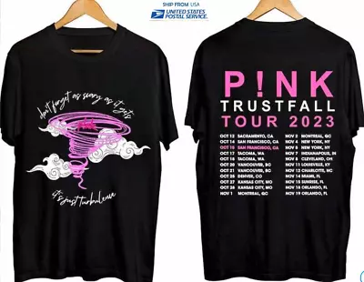 P!nk Summer Carnival 2023 Trustfall Album Tee Pink Singer Tour Shirt S-3XL • $24.99