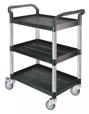 Zoro Select 35Kt25 Dual-Handle Utility Cart With Lipped Plastic Shelves (2) • $184.99