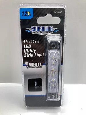 Shoreline Marine SL52088 - 4 Inch White LED Utility Strip Light 12 Volt Low Amp • $10.99