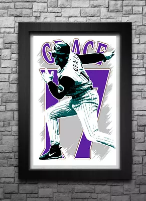 MARK GRACE Art Print/poster ARIZONA DIAMONDBACKS FREE S&H! JERSEY • $10.49