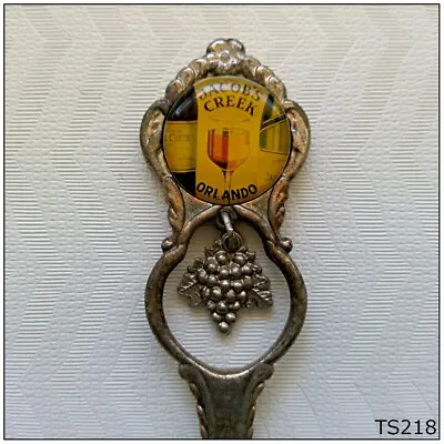 Jacob's Creek Orlando Grape Charm Souvenir Spoon Teaspoon (T218) • $4.99
