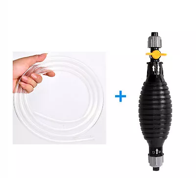 1 Set 6.56Ft Multi-use Hand Siphon Pump With Flow Switch And Knob Fixing Buck • $13.99